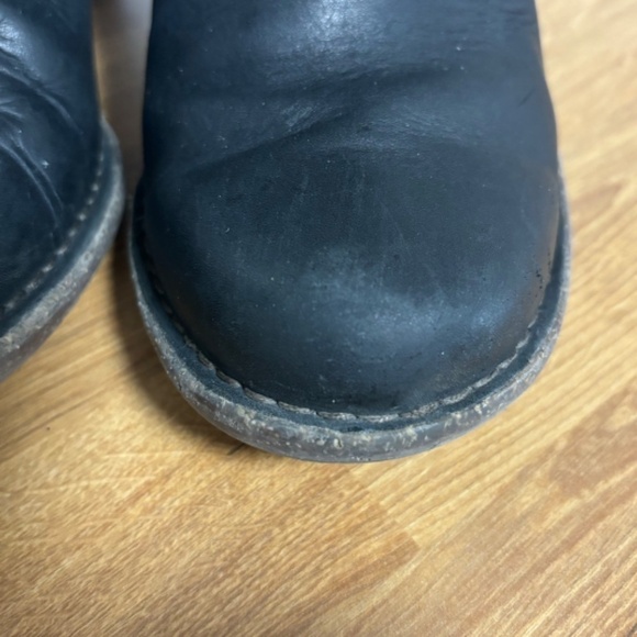 Clarks ladies Carleta Paris black leather ankle boots with size zip size 8.5 - Picture 7 of 14